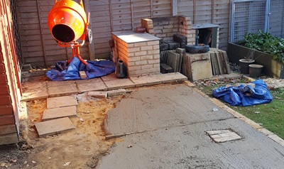 Footings progressing